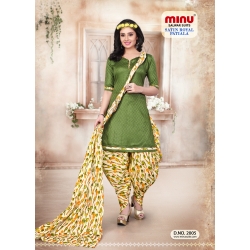  Minu Cotton Printed Designer Salwar Suit