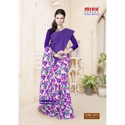 Minu Cotton Printed Designer Saree