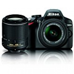 Nikon D3200 24.2 MP CMOS Digital SLR Camera with 18-55mm and 55-200mm VR DX Zoom Lenses Bundle