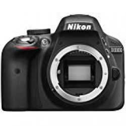 Nikon DSLR Camera D3300 Body Black D3300BK [International Version, No Warranty] 