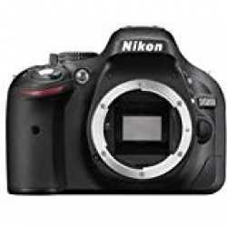 Nikon D5200 24.1 MP Digital SLR Camera Body Only (Black), Memory Card and Carry Case 