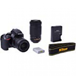 D5600 Digital SLR 18-55 mm f/3.5-5.6 G VR and AF-P DX NIKKOR 70-300 mm f/4.5-6.3 G ED (Black) 