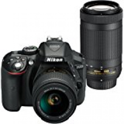 Nikon D5300 24.20 Megapixels Digital SLR Camera Dual Lens Kit 