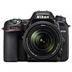Nikon D7500 Camera (Black) with AF-S VR Nikkor 18-105mm VR Lens Kit, 16GB Class 10 SD Card and Carry Case 