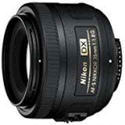 Nikon AF-S DX Nikkor 35 mm f/1.8G Prime Lens for Nikon Digital SLR Camera (Black) 