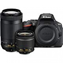 Nikon D5500 DX-Format Digital SLR Dual Lens Kit f/4.5-6.3G ED Lens