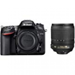Nikon D7200 24.2 MP Digital SLR Camera (Black) with AF-S 18-105mm VR Kit Lens and Card, Camera Bag 
