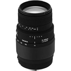 Sigma 70-300mm F/4-5.6 DG Macro Telephoto Zoom Lens for Nikon DSLR Camera