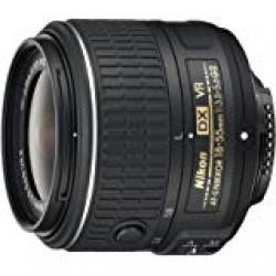 Nikon AF-S DX 18-55 mm f/3.5-5.6G VR II Nikkor Zoom Lens (Black) 
