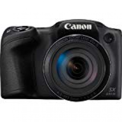 Canon PowerShot SX430B 20MP Digital Camera with 45x Optical Zoom (Black) + 16GB Memory Card + Camera Case 