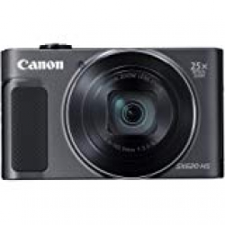 Canon PowerShot SX620HS 20.2MP Digital Camera with 25x Optical Zoom (Black) + 16GB Memory Card + Camera Case 