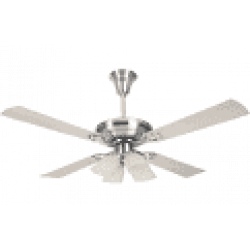 Usha Fontana Lotus 1230mm Ceiling Fan with Decorative Lights (Steel) 
