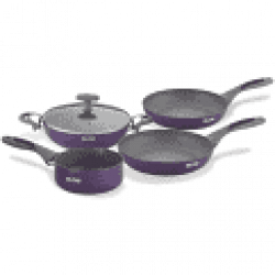 Alda Purple Non Stick Cookware Gift Set 5 Piece Cookware Set