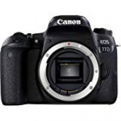 Canon EOS 77D 24.2MP Digital SLR Camera Body (Black) with 8GB Card and Bag 