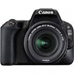 Canon EOS 200D 24.2MP Digital SLR Camera (Black) with EF-S 55-250mm is STM Lens 
