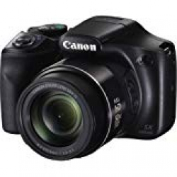 Canon PowerShot SX540HS 20.3MP Digital Camera with 50x Optical Zoom (Black) + Memory Card + Camera Case 