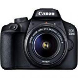 Canon EOS 1300D DSLR Camera Body with Single Lens: EF-S 18-55 IS II (16 GB SD Card + Carry Case)  (Black)