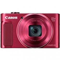 Canon PowerShot 25X Optical Zoom SX620 HS (Red)+ 8GB Memory Card + Camera Case