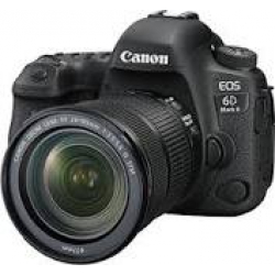 Canon EOS 6D Mark II 26.2MP Digital SLR Camera with EF24-105 mm f/4L is II USM Lens 