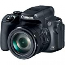 Canon Powershot SX70 20.3MP Digital Camera 65x Optical Zoom Lens 4K Video 3-inch LCD Tilt Screen (Black) 