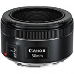 Canon Cameras EF 50mm f/1.8 STM Lens(Black) 