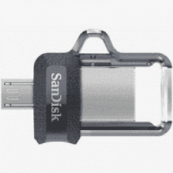 SanDisk 64 GB Ultra Dual M3.0 Pen Drive (Black)