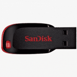 SanDisk Cruzer Blade CZ50 64 GB USB Flash Drive (Black)
