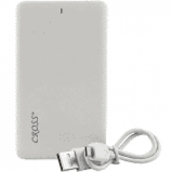 WireZone CROSS 12000mAh Leatherite Look Power Bank with High Battery Capacity (White) 