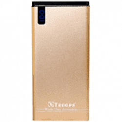 TP TROOPS 14000MAH Slim Metal Power Bank (Golden)