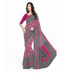 Minu Pink Cotton Saree