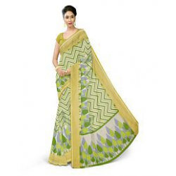 Minu Green Cotton Saree