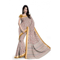 Minu Multi Color Cotton Sarees