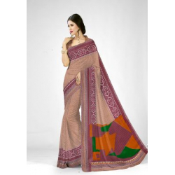 Minu Multi Color Cotton Sarees