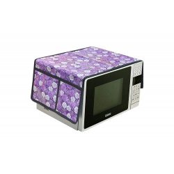 RED HOT Designer Microwave Top Cover (Purple)