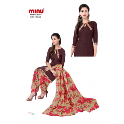 Minu Choclate Cotton Salwarsuit