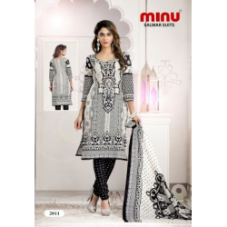 Minu Pink Cotton Stitched Salwar Suits Kurti