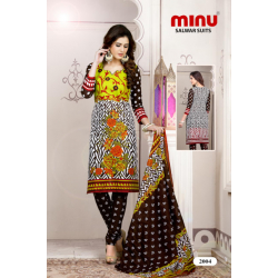 Minu Multi Cotton Stitched Salwar Suits Kurti