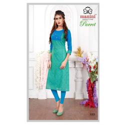 Minu Multi Color Handloom Designer Kurti