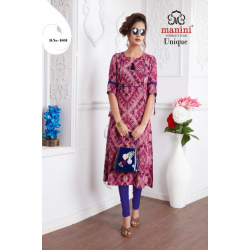 Minu Multi Color Cotton Kurti