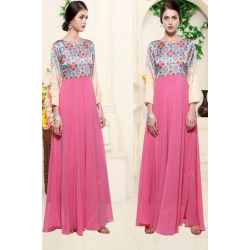Minu Pink Cotton Gown