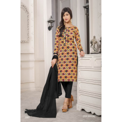Minu Multi Rayon Top Salwarsuit