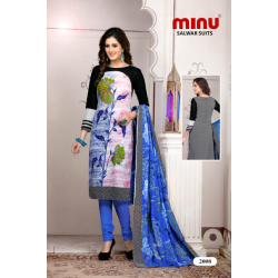 Minu Multi Cotton Stitched Salwar Suits Kurti