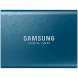 Samsung T5 250GB Portable Solid State Drive (Blue) 
