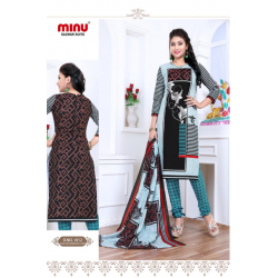 Minu Multi-Color Cotton Salwarsuit
