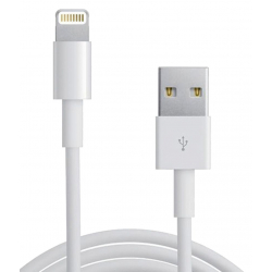 Duisah iPhone 5/5S/6/6 Plus/6S/6S Plus/iPod 7/ iPad Air 1 USB Data Cable Cable White