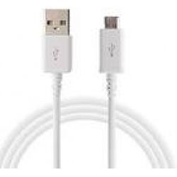 Micromax Original DB10WM4B3 Micro USB Data Charging Cable (White)