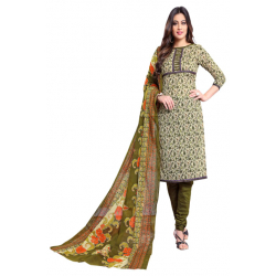 Minu Red Cotton Salwarsuit