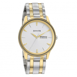Wedding Edition - Silver Dial Bimetal Strap Watch