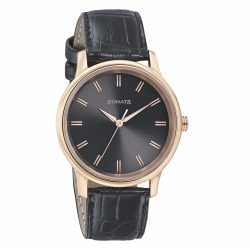 Wedding Edition - Grey Dial Leather Strap Watch