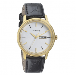   Wedding Edition - White Dial Leather Strap Watch